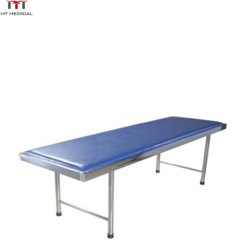 Blue Stainless Steel Hospital Delivery Exam Bed